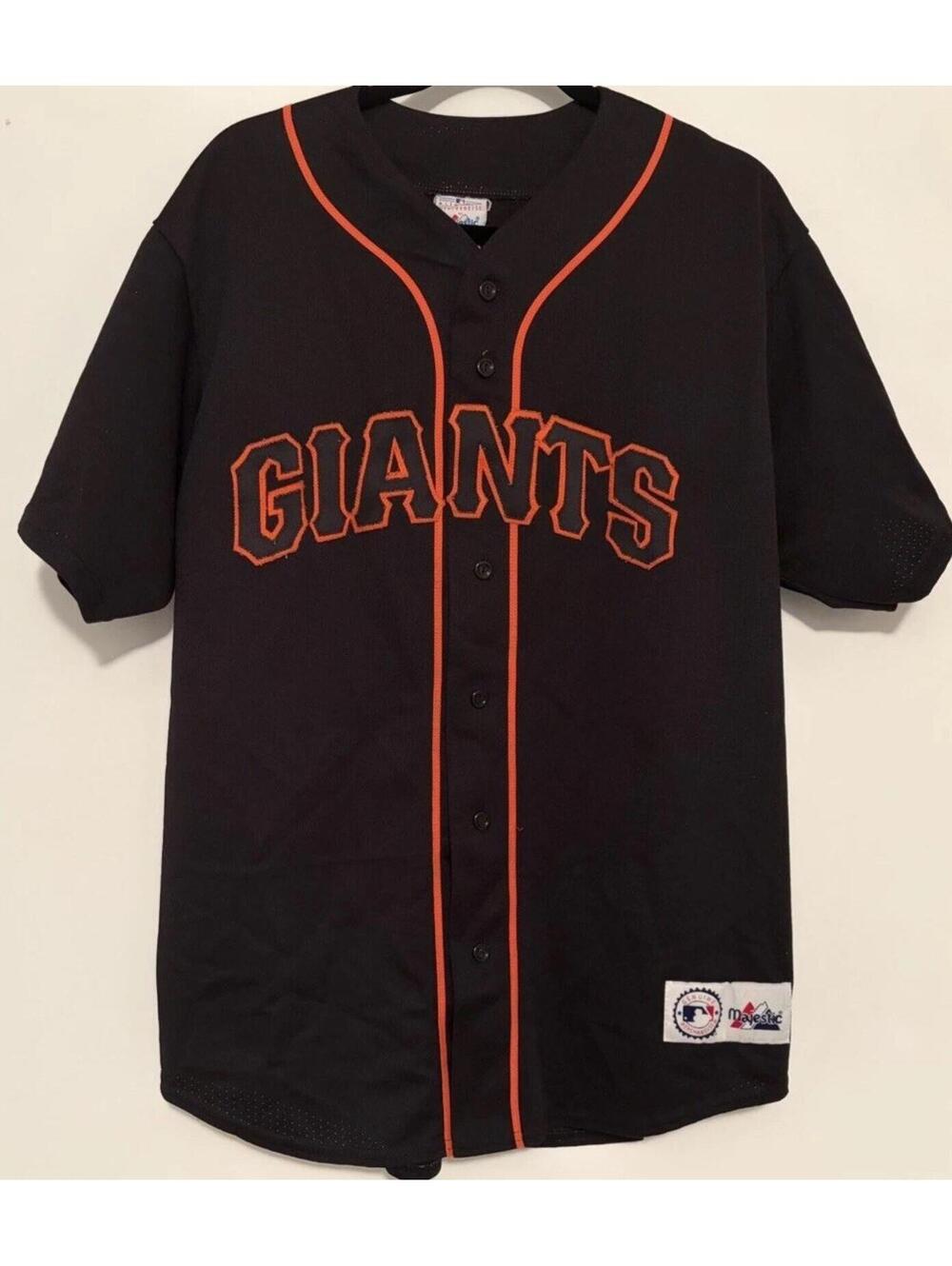 Vintage MLB San Francisco Giants Barry Bonds Majestic Jersey Size XL Made In USA
